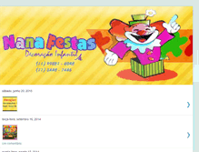 Tablet Screenshot of nana-festas.com